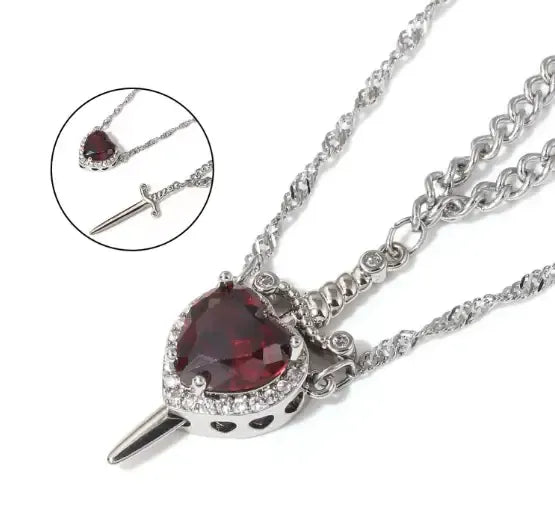 Sword Heart Necklace